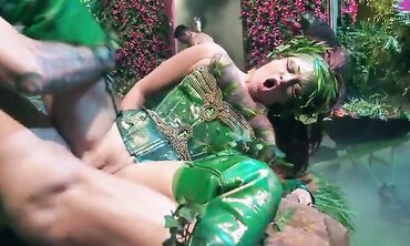 Batfuck Enters Poison Envys Garden Of Lust And Fucks His Cock Off