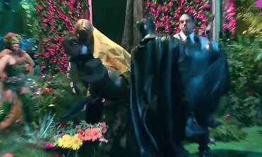 Batfuck Enters Poison Envys Garden Of Lust And Fucks His Cock Off