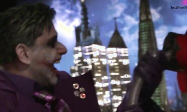 The Jokester And Batfuck Lead A Wild Orgy With Batchick And Hoards Of Sluts