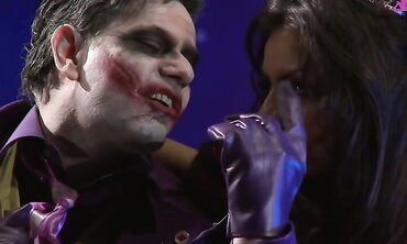 The Jokester And Batfuck Lead A Wild Orgy With Batchick And Hoards Of Sluts