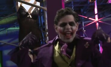 The Jokester And Batfuck Lead A Wild Orgy With Batchick And Hoards Of Sluts