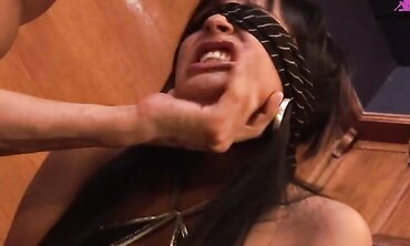 Romana Ryder Blindfolded And Fucked Like A Whore On The Floor