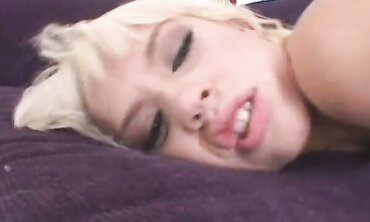 Kissy Kapri Gets Humped And Gets Her Platinum-Blonde Face Caked In Goo