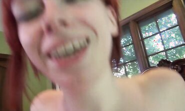 Sizzling Crimson Head Zoey Nixon Fellating And Boning two