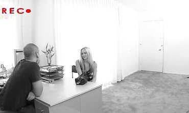 Lil' Platinum-Blonde Kendi Takes On A Xxl Milky Man Meat