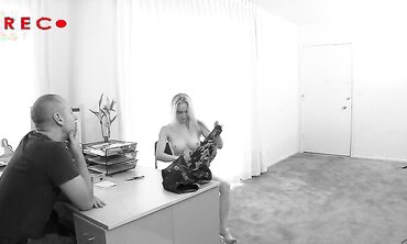 Lil' Platinum-Blonde Kendi Takes On A Xxl Milky Man Meat