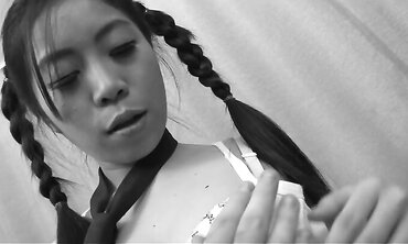 Lil' Chinese Teenie Na Gets Used By Large Milky Bones Daily