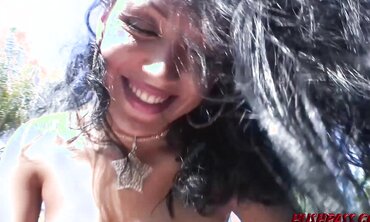Scorching Figure Maya Gates In a Poolside Rectal Sex