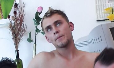 The 3 Amigos: Tattooed Twink Bareback Group Sex