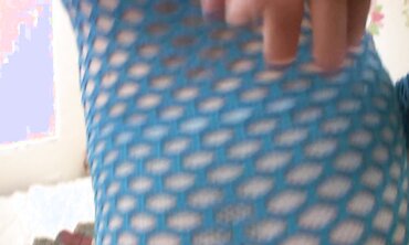Redhead Amateur Gives a Stocking Surprise Lap Dance POV