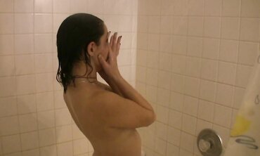 POV Brunette Amateur Blowjob and Trim Sneakup