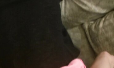 POV: Amateur Brunette Spies an Astounding Blowjob and Hardcore Toy Play