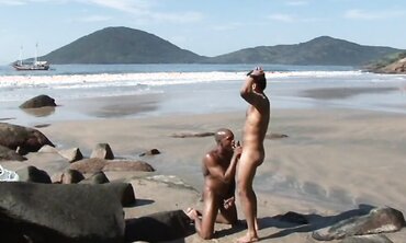 Chocolate-Colored Beach Figures