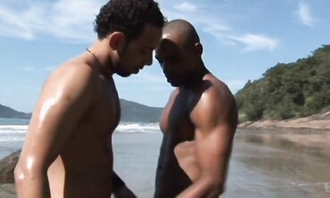 Chocolate-Colored Beach Figures