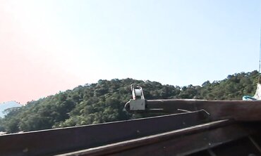 Gay Solo Stud With Tattoos Climbs Onboard