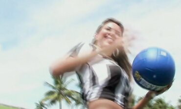 Gigi and Juicy: Hardcore POV Football Action with Big Ass Pounding
