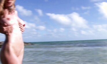 Ivana Gets a Hardcore Tit Fuck on the Beach