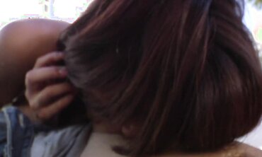 POV Hardcore Encounter With Petite Brunette Lisa Outdoors