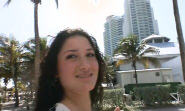 Petite Sasha Gets Hardcore at the Beach