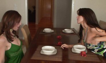 Jenna Presley and Riley Bashful Share a Sensual Lesbian Session