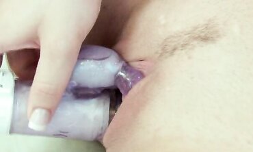 Milky's First Time: Amateur Brunette Solo Play