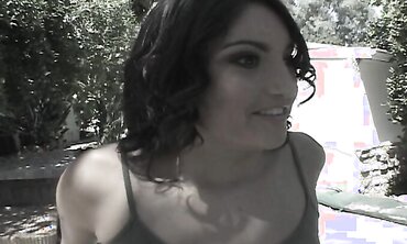 Adriana Faust: Busty Latina Clean-Up in Heels