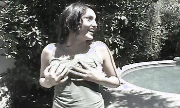 Adriana Faust: Busty Latina Clean-Up in Heels