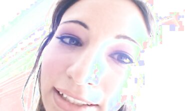 Amber Rayne Takes a Gang Blowjob in Fishnets