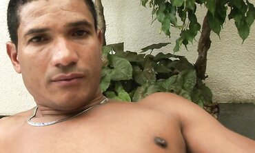 Solo Gay Latin Man With Phat Chocolate Hard-On