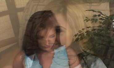 Kristen Price and Sandra Glisten Share a Strap-On Lesbian Session