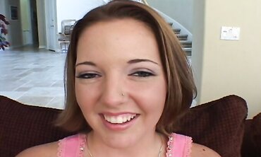 College Brunette Chelci Gets Hardcore Creampie