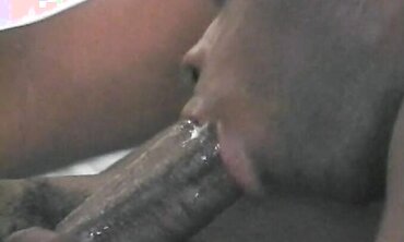Gay Mature Black Man With Big Cock Gives Blowjob