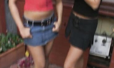 Annie Cruz and Caroline Reese Share a Wild Asian Blowjob Session