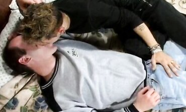 Italian Twink Gay Blowjob and Fucking