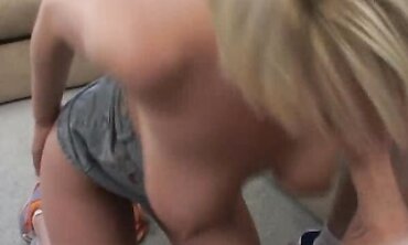 POV: Inexperienced Blonde with Big Tits Goes Hardcore