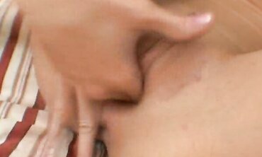 Petite Brunette College Girl Enjoys Solo Vagina Rubdown