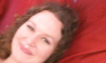 Amateur Brunette's First Facial Cumshot