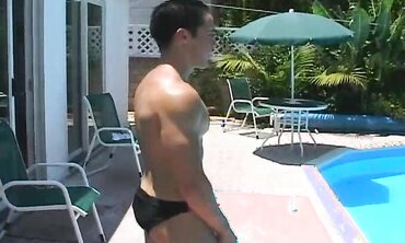 Poolside Massage Turns Into Gay Twink Salad Toss
