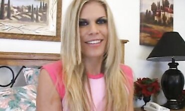 Petite Blonde Mature Takes Deep Throat