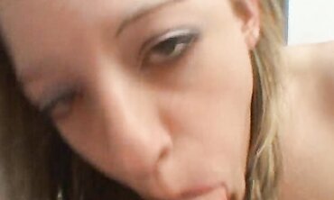 Petite College Doll Gives a POV Blowjob