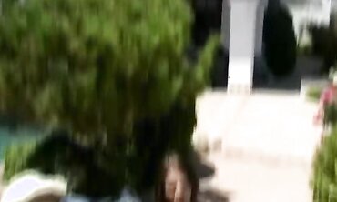POV Blowjob With Brunette Naudia Nyce Outdoors