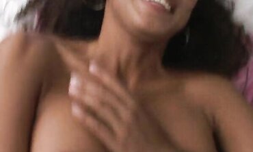 POV: Tattooed Black Queen in Fishnets and High Heels