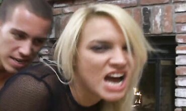 Veronica Raquel Gets Anal in Fishnets and Leather