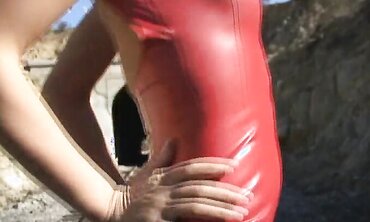 Latina College Anal Group Sex in Latex