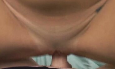 POV Blowjob With Brunette College Girl Wearing Glasses