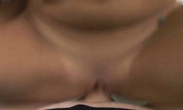 POV Blowjob With Brunette College Girl Wearing Glasses