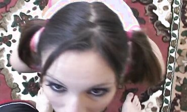 college girl Teacher Fucks Student in Classroom - POV