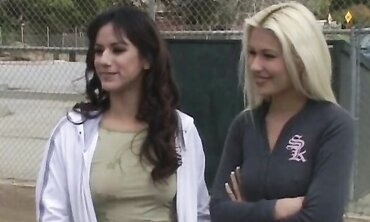 Lesbian Threesome - Two Hot Babes Share Their Sex Toys With A Third