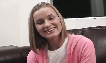 Towhead Teen's Point of View - Close-Up Footjob & Hand Job with Facial