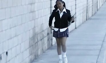 Japanese Student Shows Off Her Unique Sexual Techniques